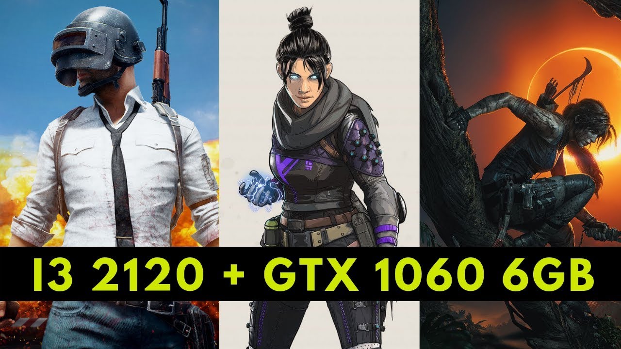 i3 2120 + GTX 1060 6GB | massive bottleneck | 1080p benchmarks