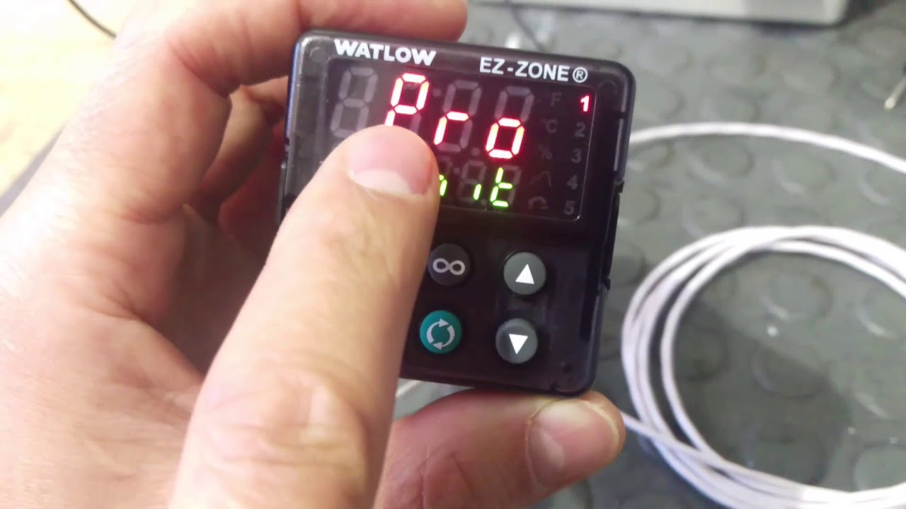 Configuración rápida control Watlow
