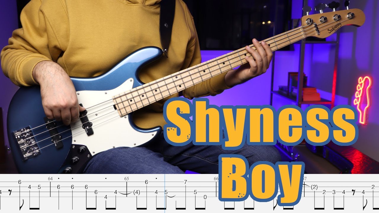 杏里 Anri - SHYNESS BOY City Pop (Bass cover with tabs)