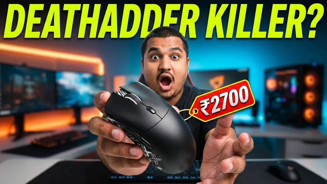 Attack Shark R1 Review 🔥 DeathAdder V3 for ₹2700?!