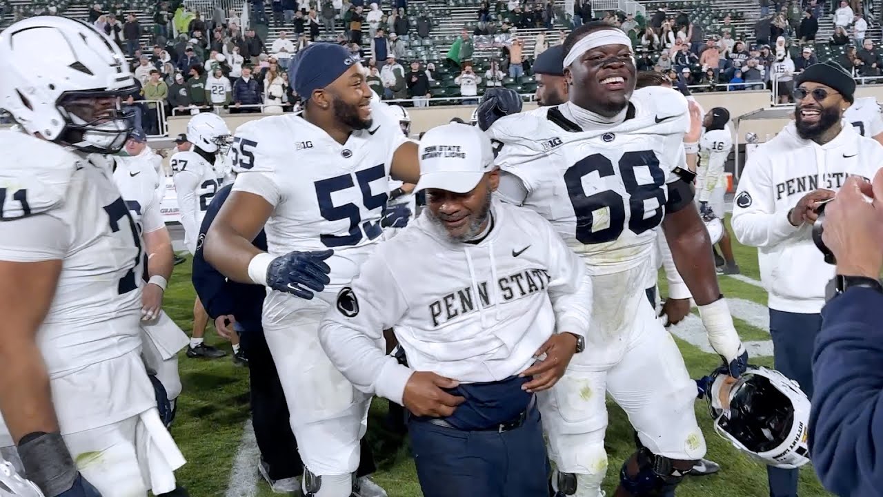 BrennanCam: Wild post-game scene after Penn State's Terry Smith earns first win