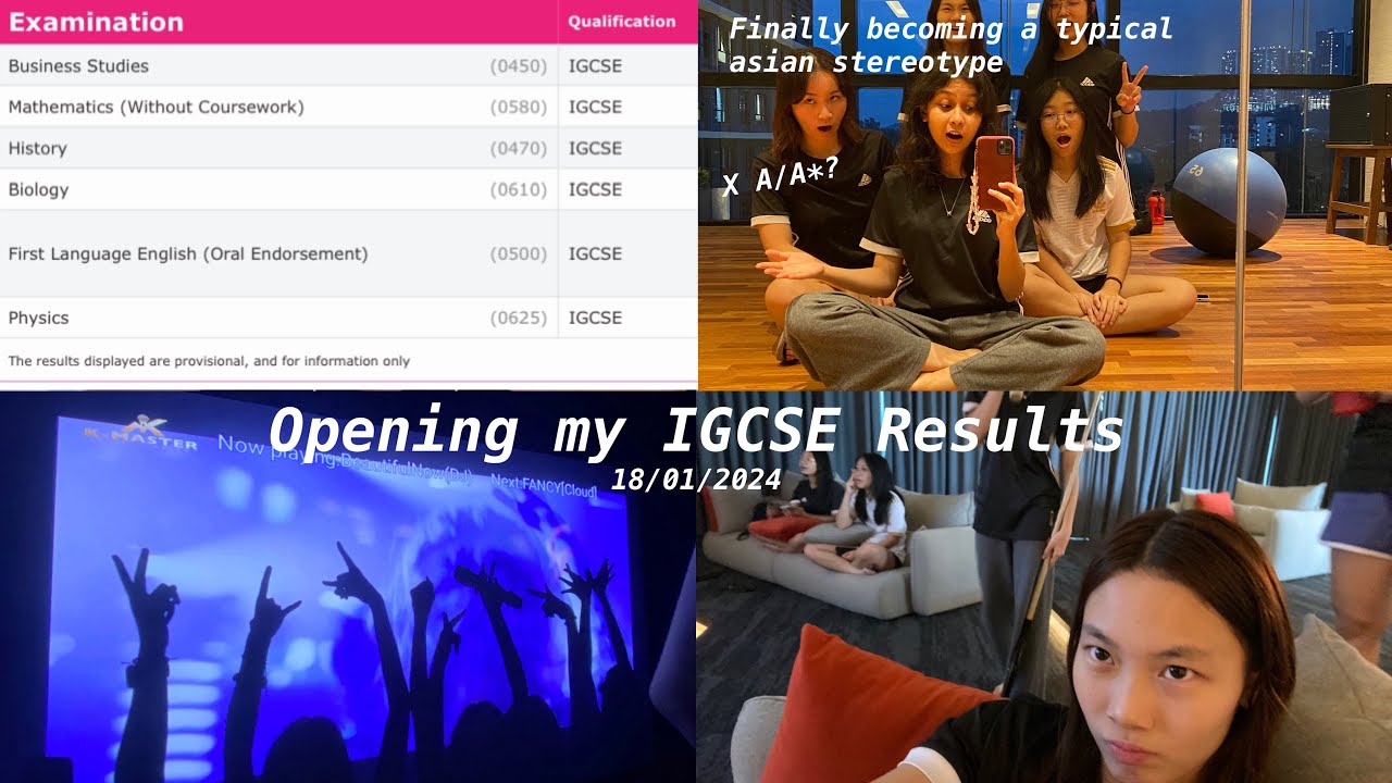 Opening my IGCSE results and becoming something my parents can be proud of (reaction of a lifetime)
