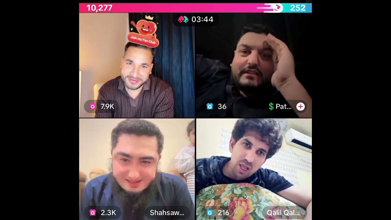 Waliullah very funny tik tok live with shahsawar