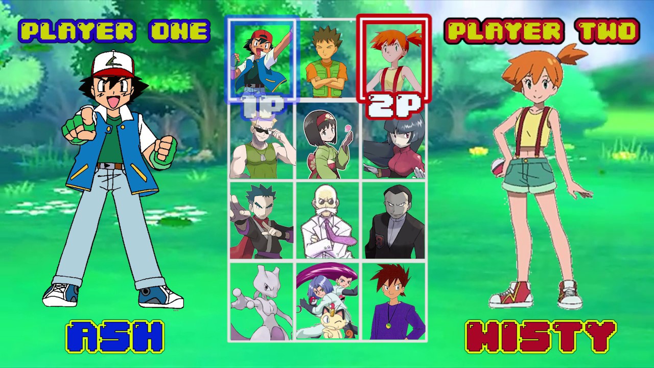 Pokémon with Healthbars (Ash vs Misty) | Pokémon: Indigo League (1998)