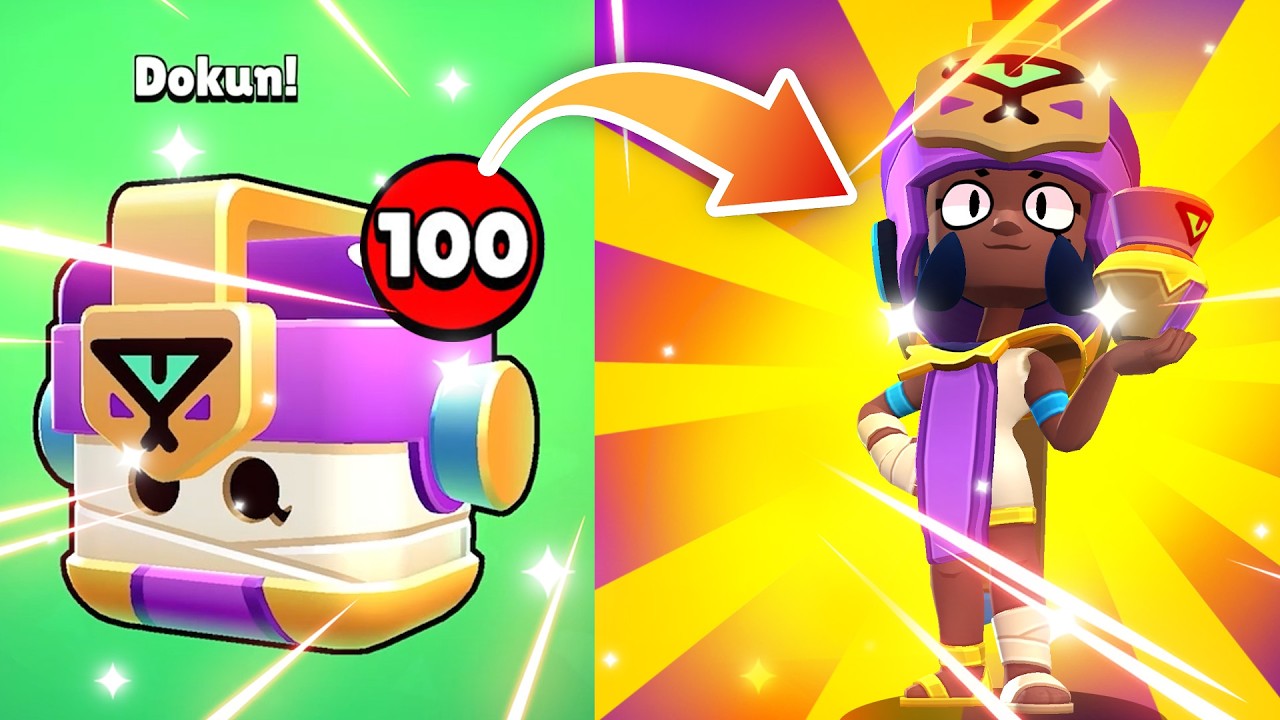 100 NAJIA KUTU AÇILIMI VE ETKİNLİĞİ! OYNANIŞI, BRAWL PASS SEZONU ÖDÜLLERİ! - Brawl Stars