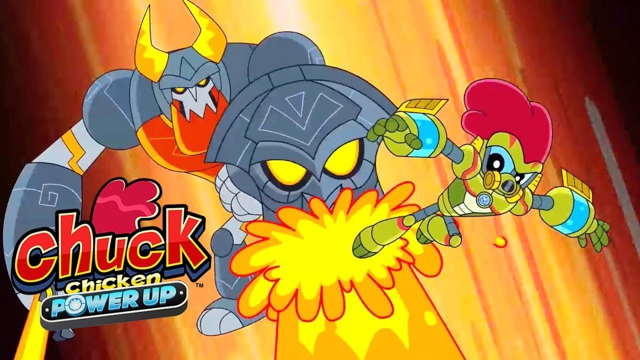 Chuck Chicken Power Up 🐔 Special Edition ⚡ Collection 5 episodes in a row ❤️ Superhero Cartoons