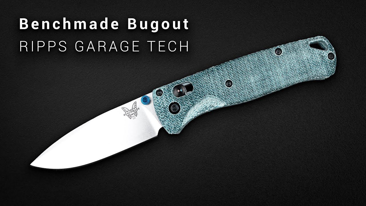 Benchmade Bugout - Jeans Micarta Griffe - Ripps Garage Tech