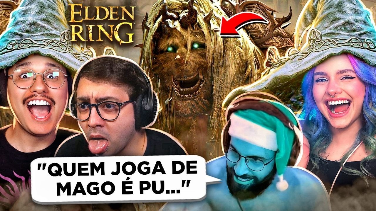melhores momentos da DLC de ELDEN RING (streamers jogando)