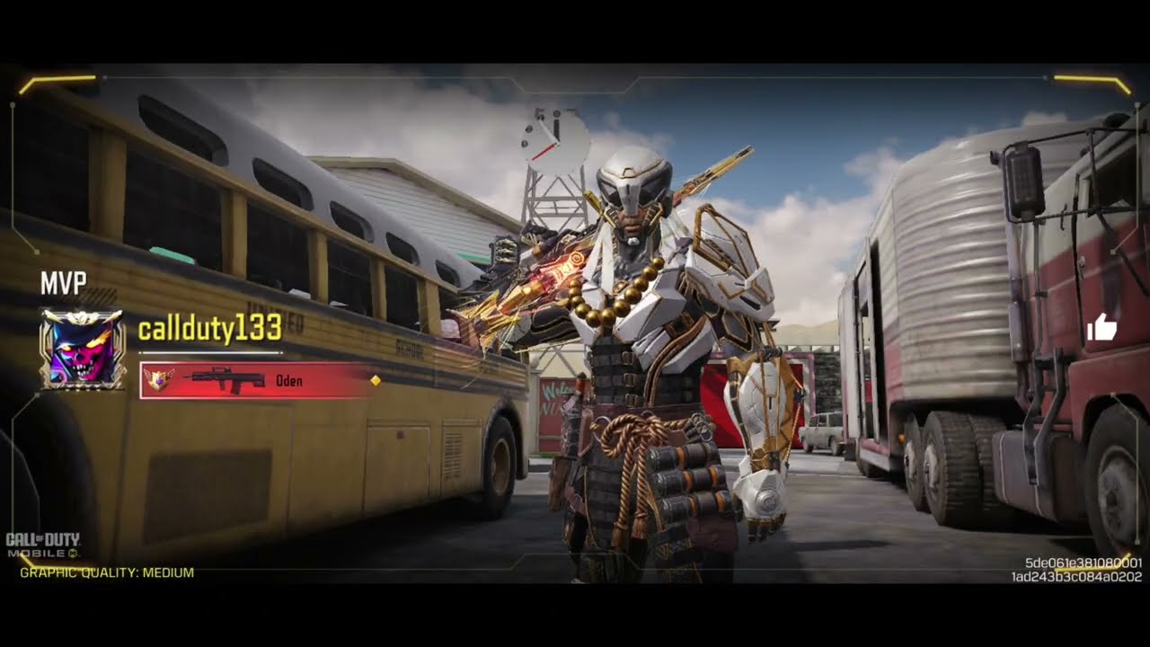 The highest bullet impact of the oden Call of duty mobile 