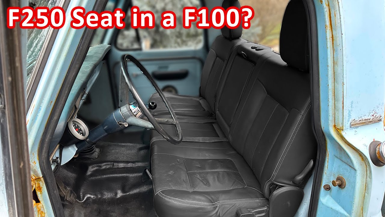 How to Install a F250 Seat in a F100