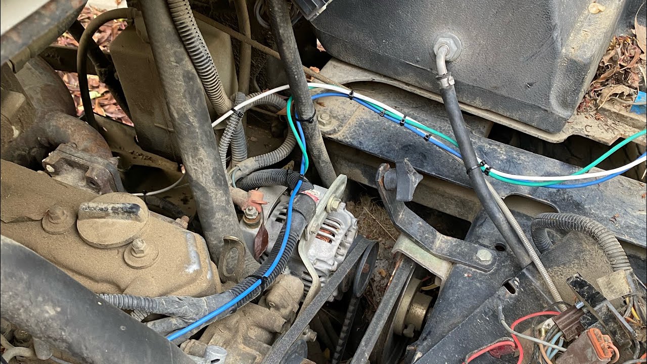 72 inch diesel ZTR toro mower project part 2, wiring