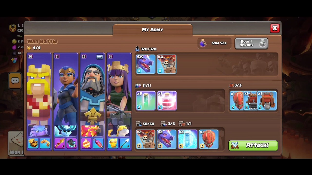 CWL Day 6 – TH18 War Attack with Dragons & Balloons ⭐⭐⭐ #coc #cocwar #cwl