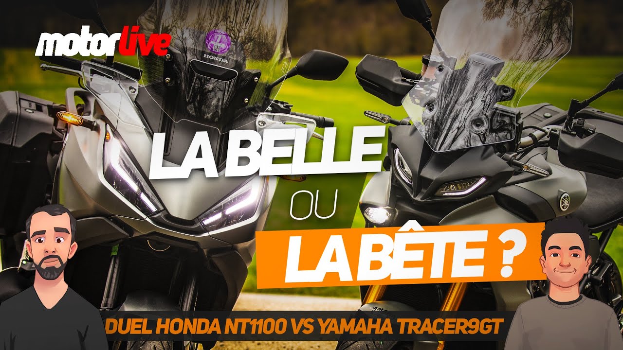 La BELLE ou la BÊTE ? - NT1100 vs TRACER9GT - MOTORLIVE