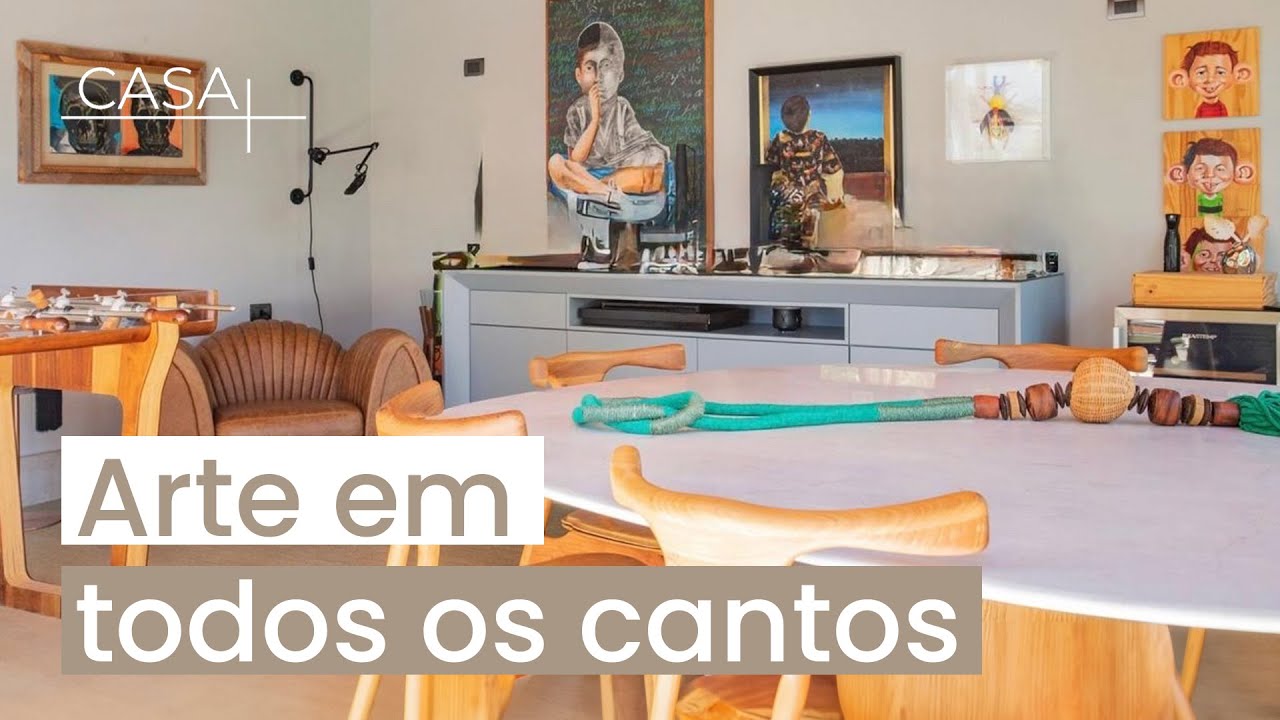 Uma COBERTURA com ARTE, design e ALMA em São Paulo