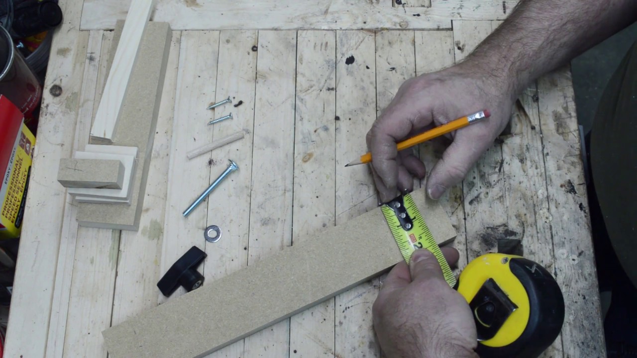 Making a Wedgie Segment Miter Sled and Adjustable Saw Stop
