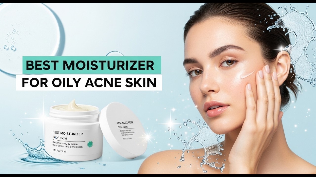 Best Face Moisturizer For Oily Acne Prone Skin | Moisturizers for Oily Skin: Acne Solutions