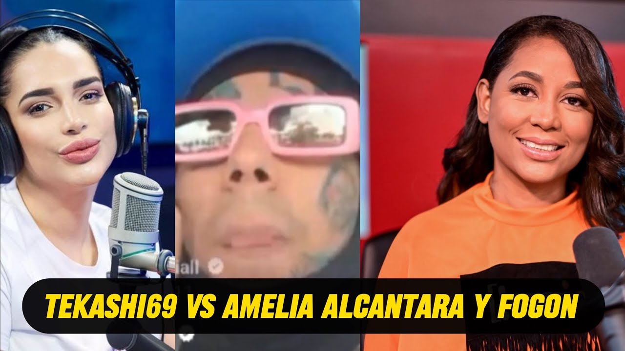 Tekashi 69 vs Amelia Alcantara, se dicen de tooo en un en vivo / Desmienten a fogón