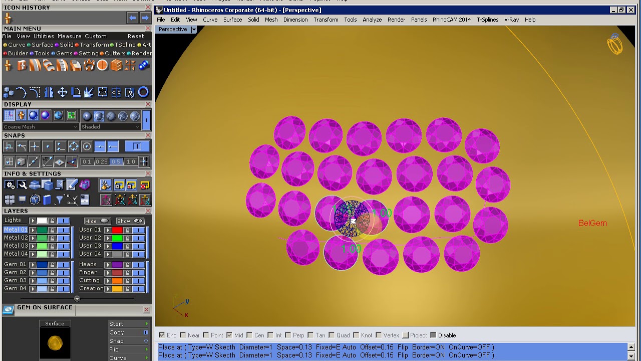 Belgem: Create cutter with Matrix 8