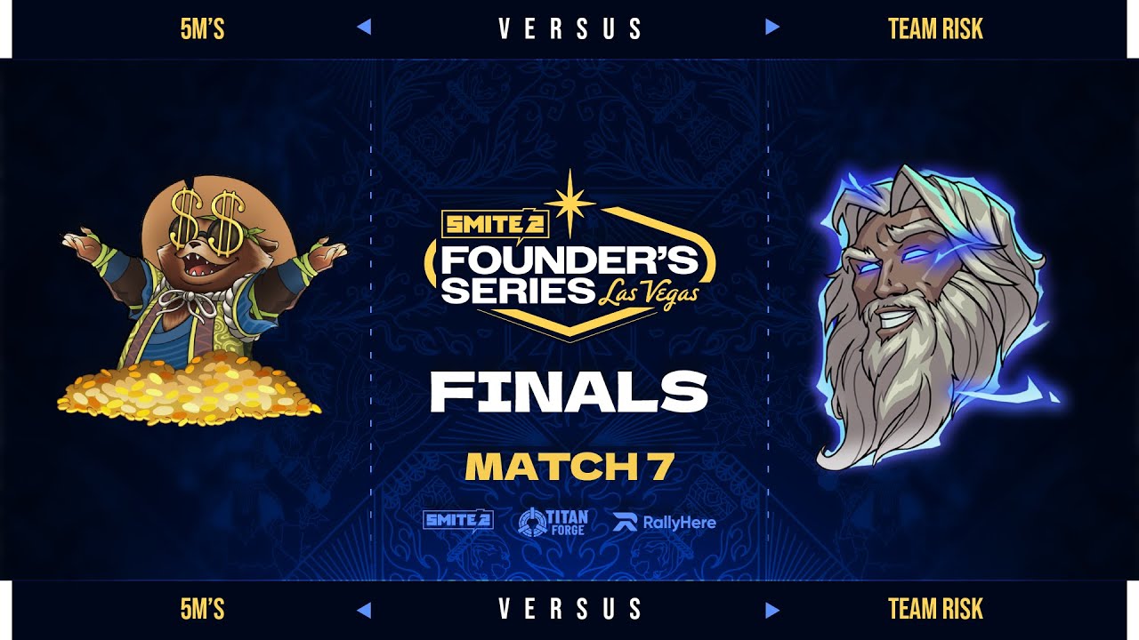 5M's vs Team Risk - SMITE 2 Founder's Series Las Vegas - Match 7 - Upper Finals