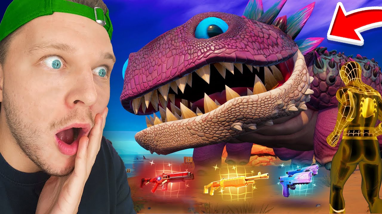 LE BOSS DINOSAURE donne des ARMES SECRÈTES avec cette TECHNIQUE !