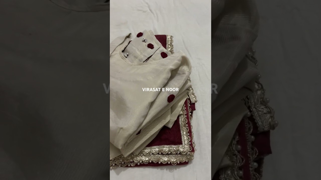 Needle embroidery designs🤍 #suits #needlework #embroiderylover #arjandhillon #viral #trend