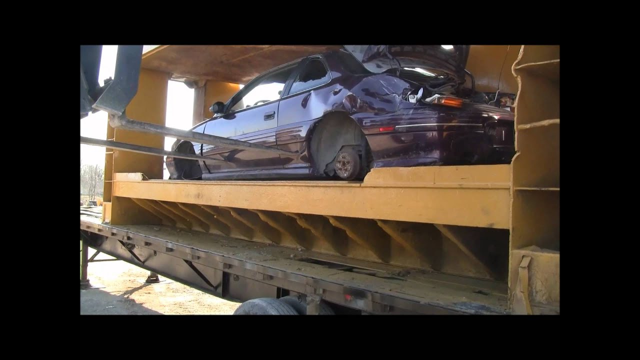 MAC Stationary Car Flattener (Electric)- Crushing Cars Demo