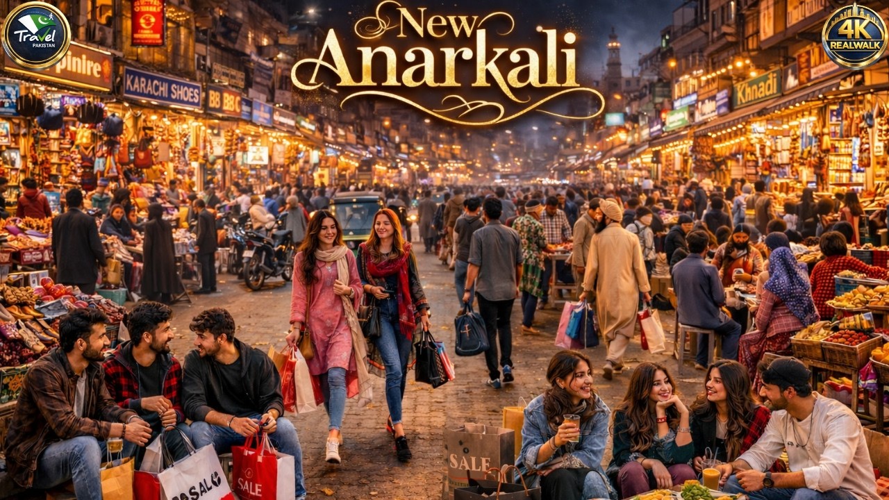 4K HDR Walking Tour of OLDEST Asia's Market Area in Pakistan