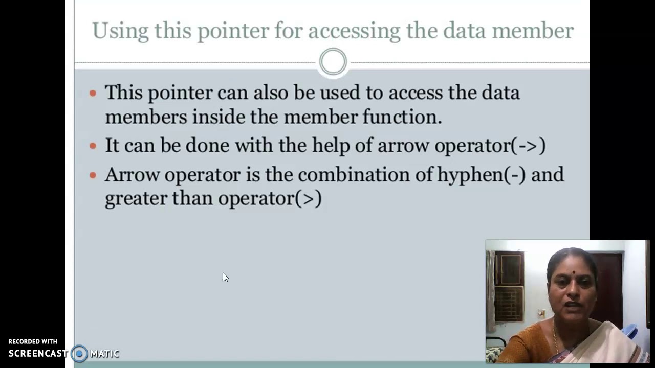 'This' Pointer