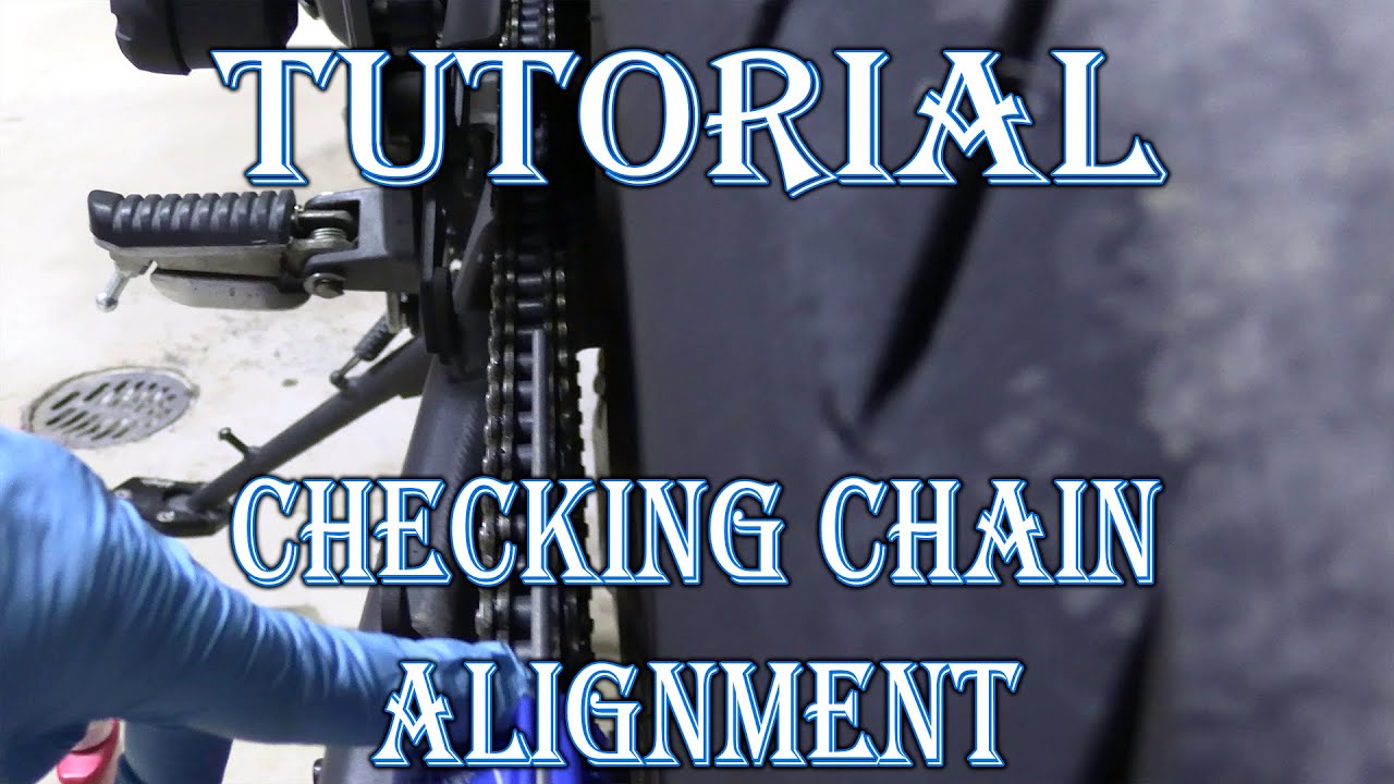 Kawasaki Ninja 1000SX Checking Chain Alignment