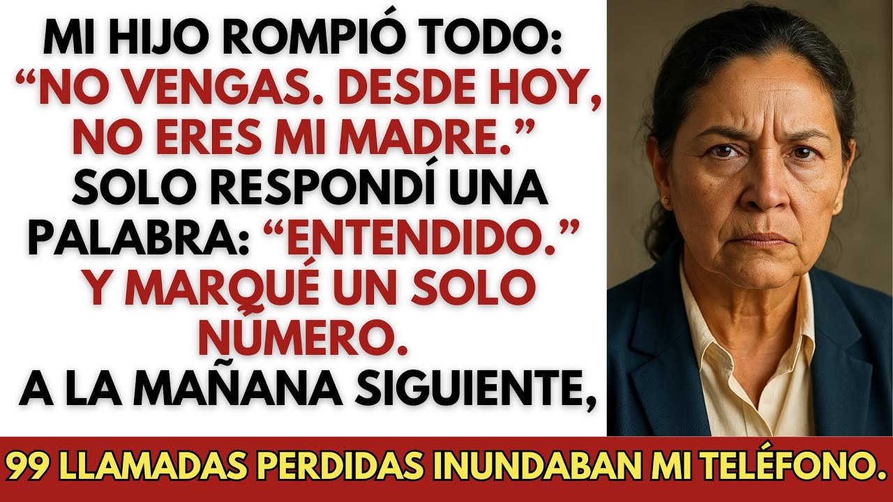 Mi Hijo Escribió 'No Vengas Más'  Llamé A Alguien  24h Después 99 Llamadas Perdidas