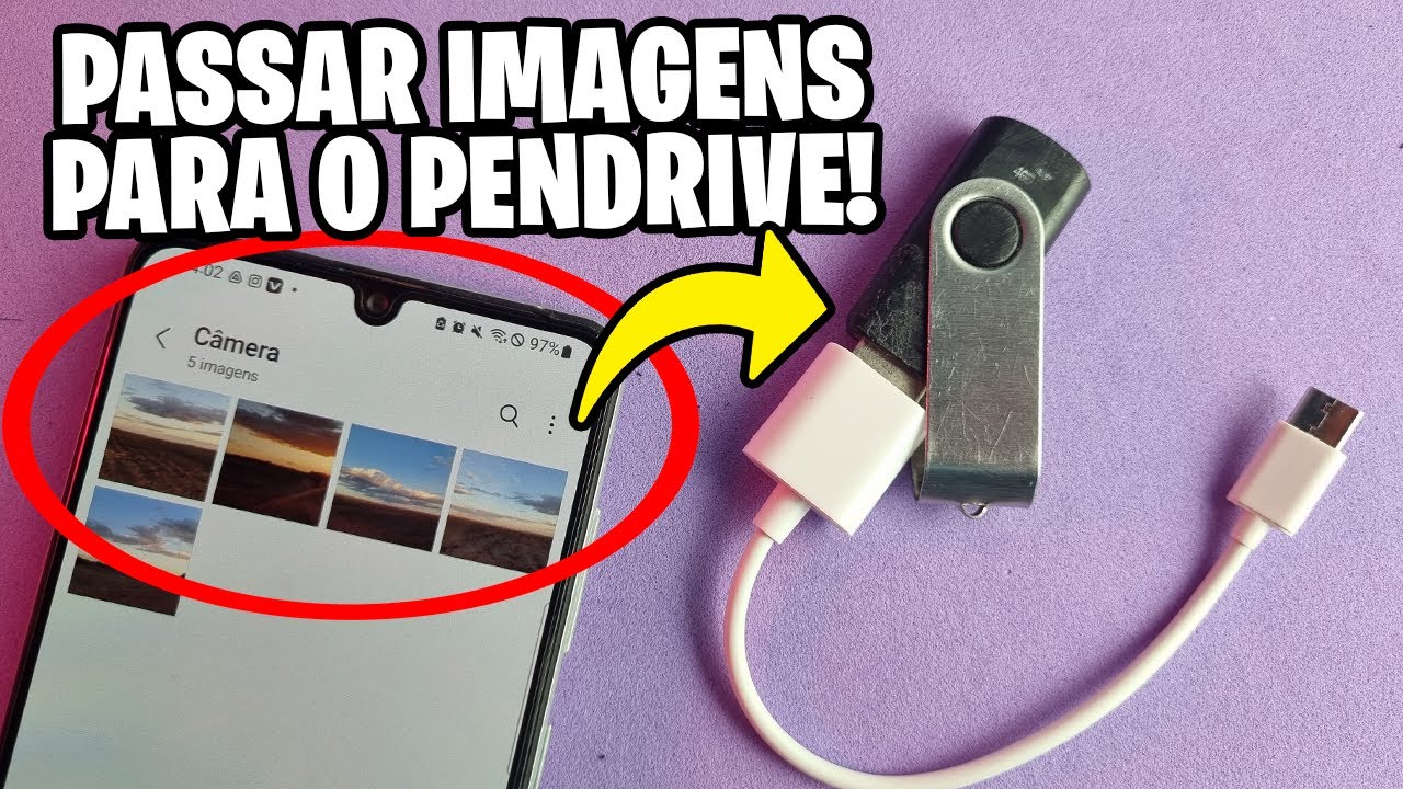 COMO PASSAR FOTOS DO CELULAR PARA O PENDRIVE