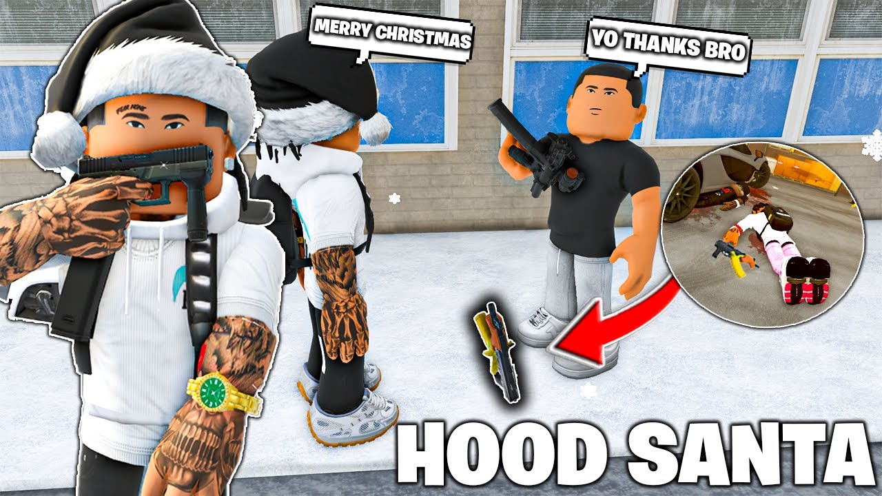 I Turned Into Hood Santa: Took The Opps Heavys & Gave Them Away In Philly Streetz 2 Roblox!