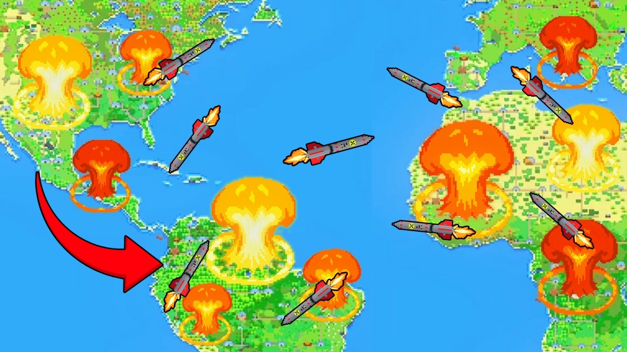 Forcé una Guerra NUCLEAR en WorldBox
