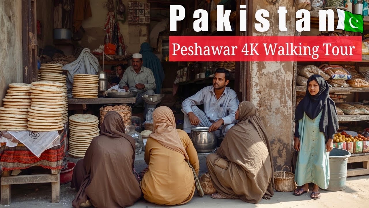 🇵🇰 Peshawar Street Walk 2025 | Daily Life in Pakistan | 4K UHD