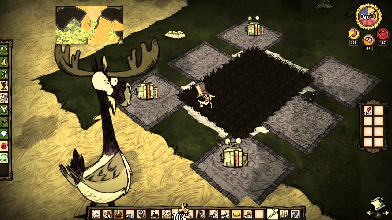 Don't Starve - Moose/Goose vs. Fire Trap