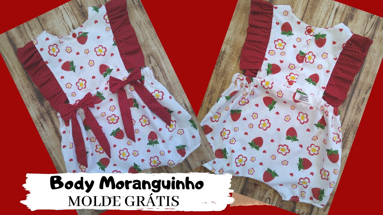 Body Moranguinho #moldegratis #freepattern #patronesgratis