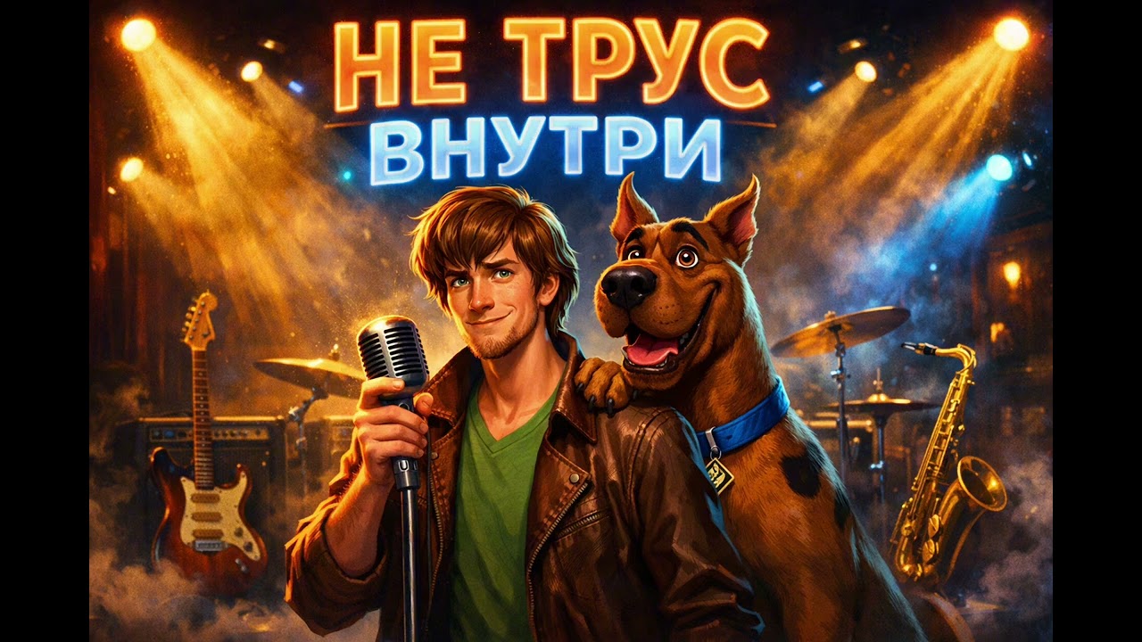 Не трус внутри 🐾 | Рок-н-ролл + джаз | Шегги и Скуби-Ду