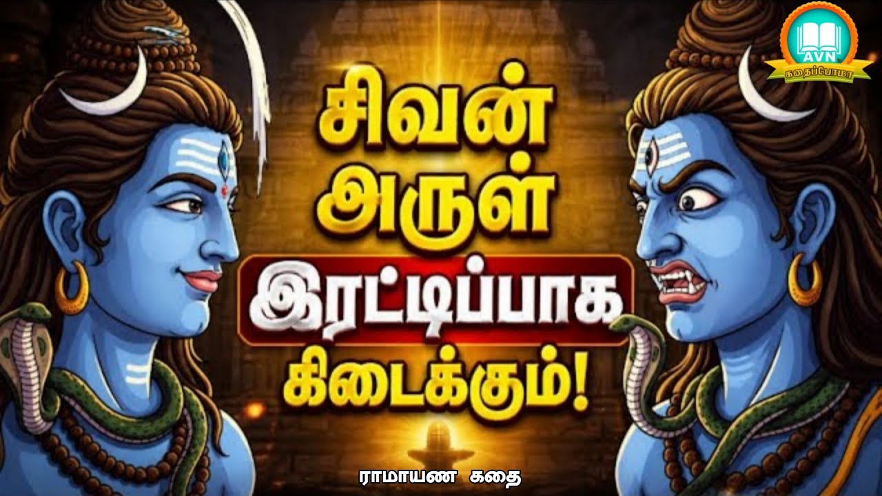 சிவன் அருள் இரட்டிப்பாக கிடைக்க இந்த கதையை கேளுங்கள! | Ramayanam story in tamil | AVN in kadhaippoma
