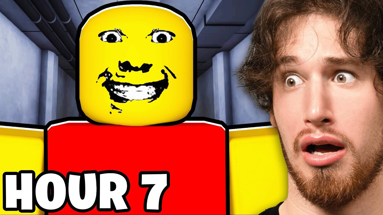 Surviving OVERNIGHT Against KILLER Roblox Dad