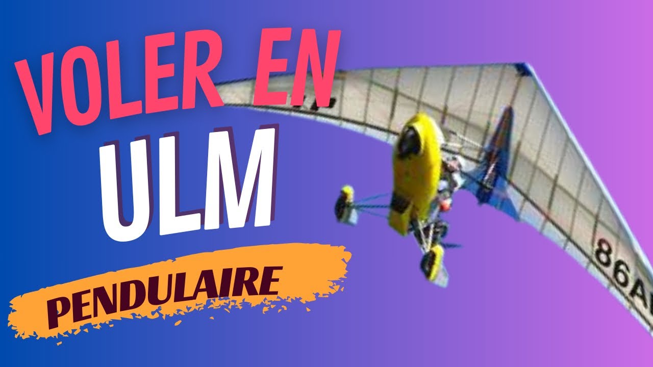 Entraînement en ULM pendulaire !