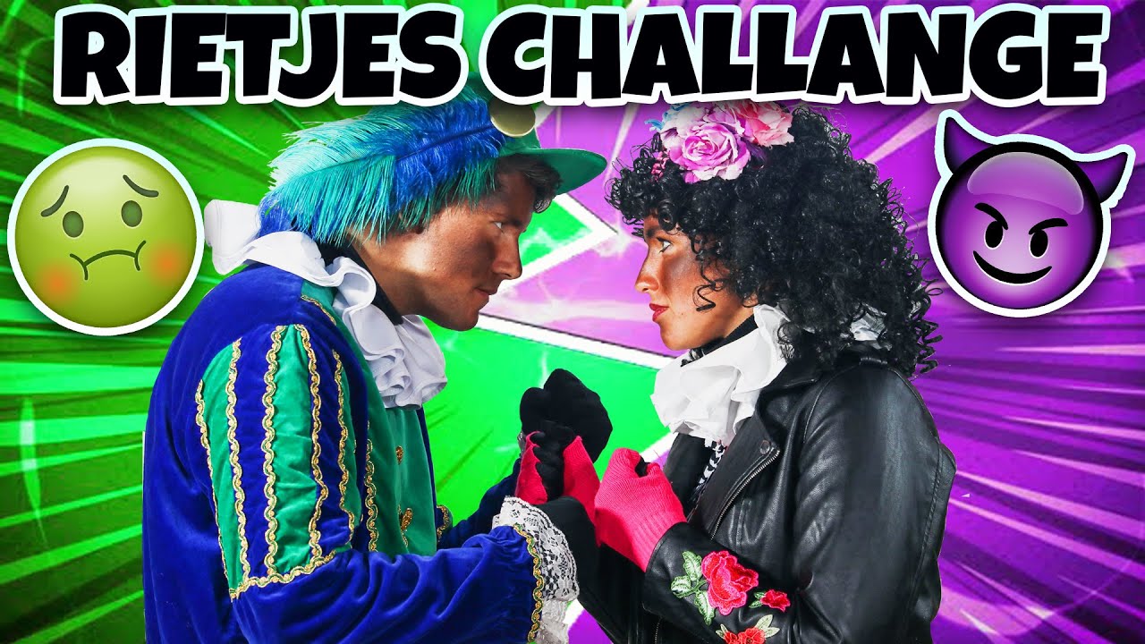 DE ENIGE ECHTE RIETJES CHALLENGE! - MEISJES PIET & STRESS PIET