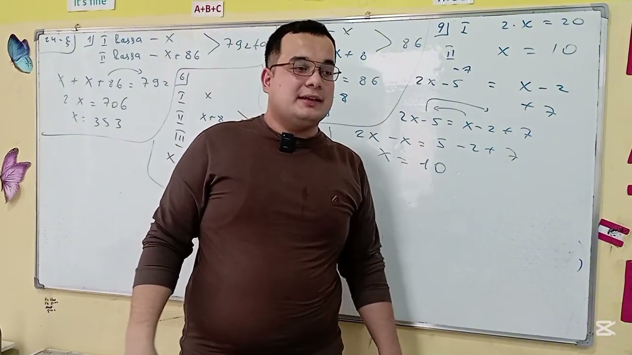 24-& Tenglamalar sistemasi yordamida yechiladigan masalalar. Misollar yordamida tushuntirdik!