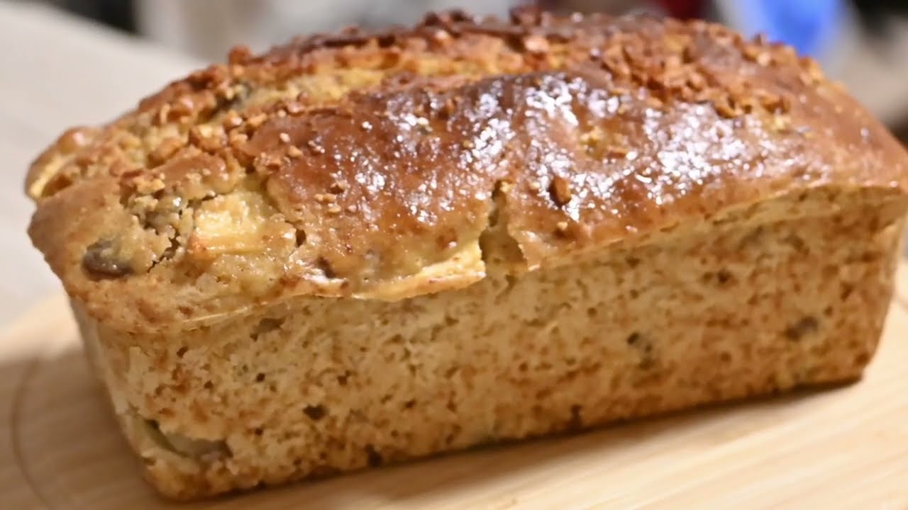 CLAF - Sweet and Fruity Honey Yogurt Almond Raisin Apple Cake | My Original Recipe