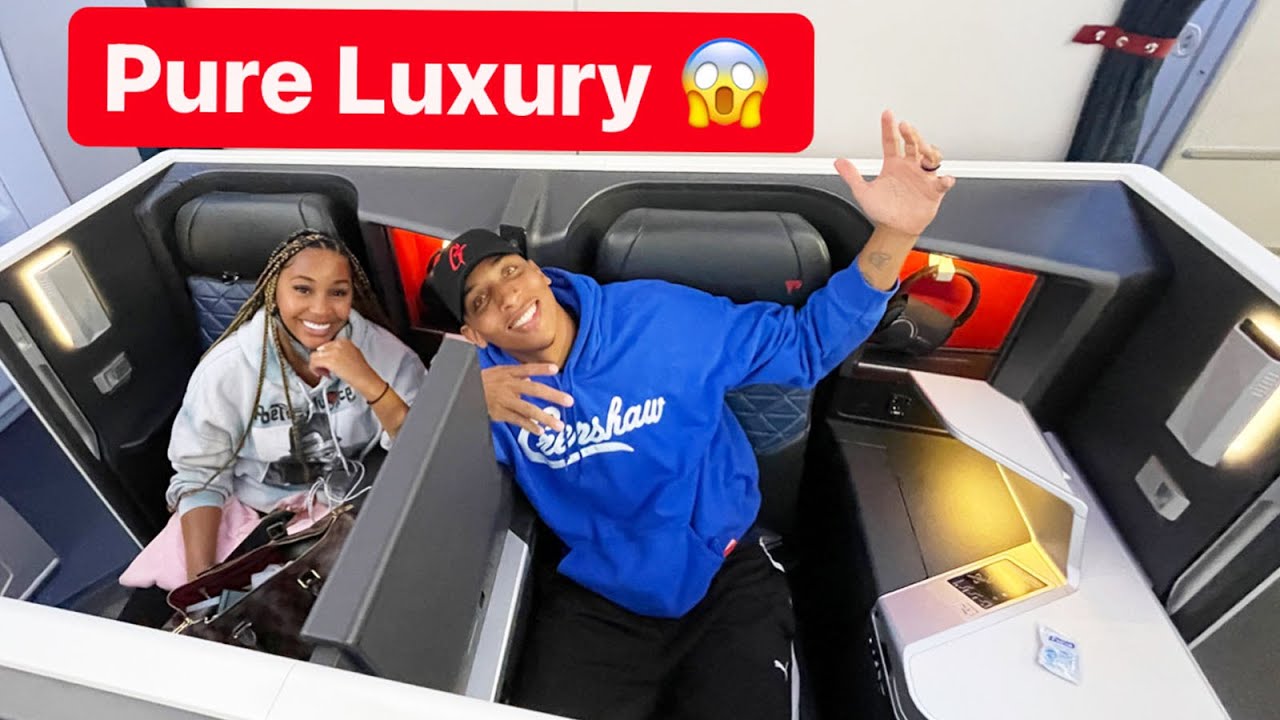 OUR 1ST CLASS FLIGHT TO MIAMI, FL TURNED INTO A BED!