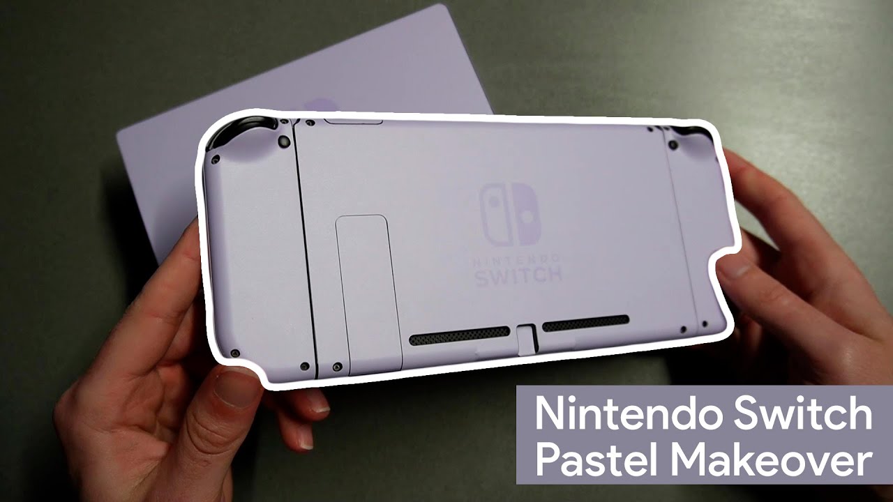 How to change the color of the Nintendo Switch | Pastel Mod [ASMR]