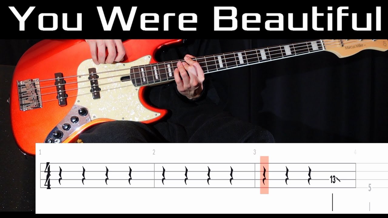 You Were Beautiful 예뻤어 (Day6) - Bass Cover WITH TABS