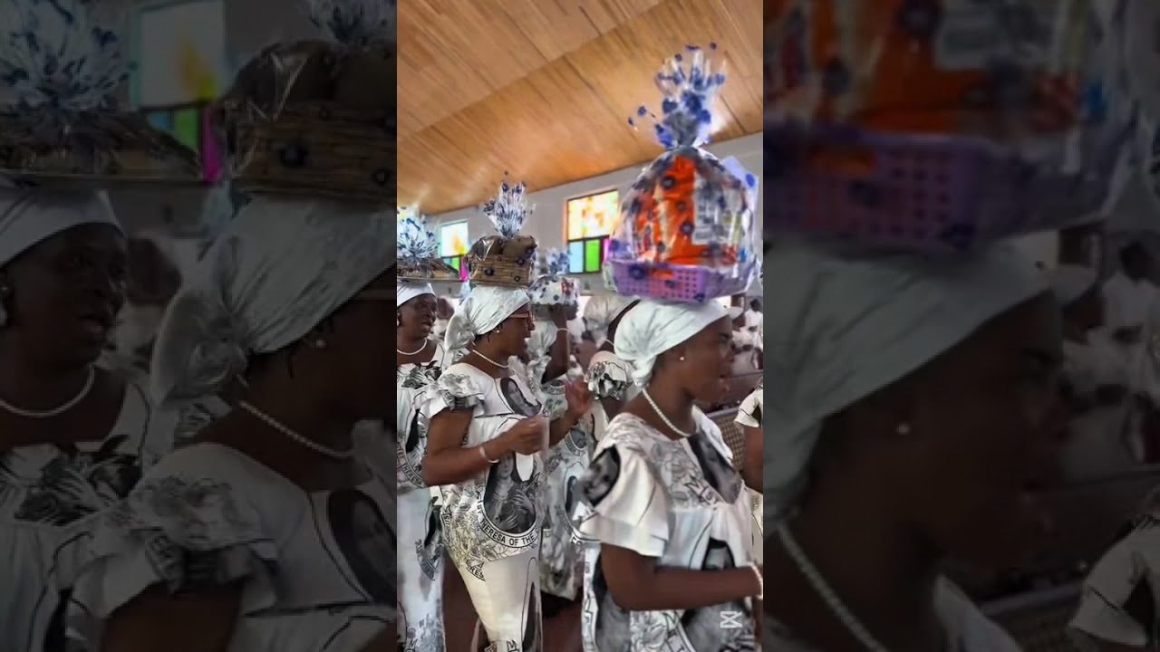 This is Pure African Offertory Procession at Mass #catholicchurch #africa  