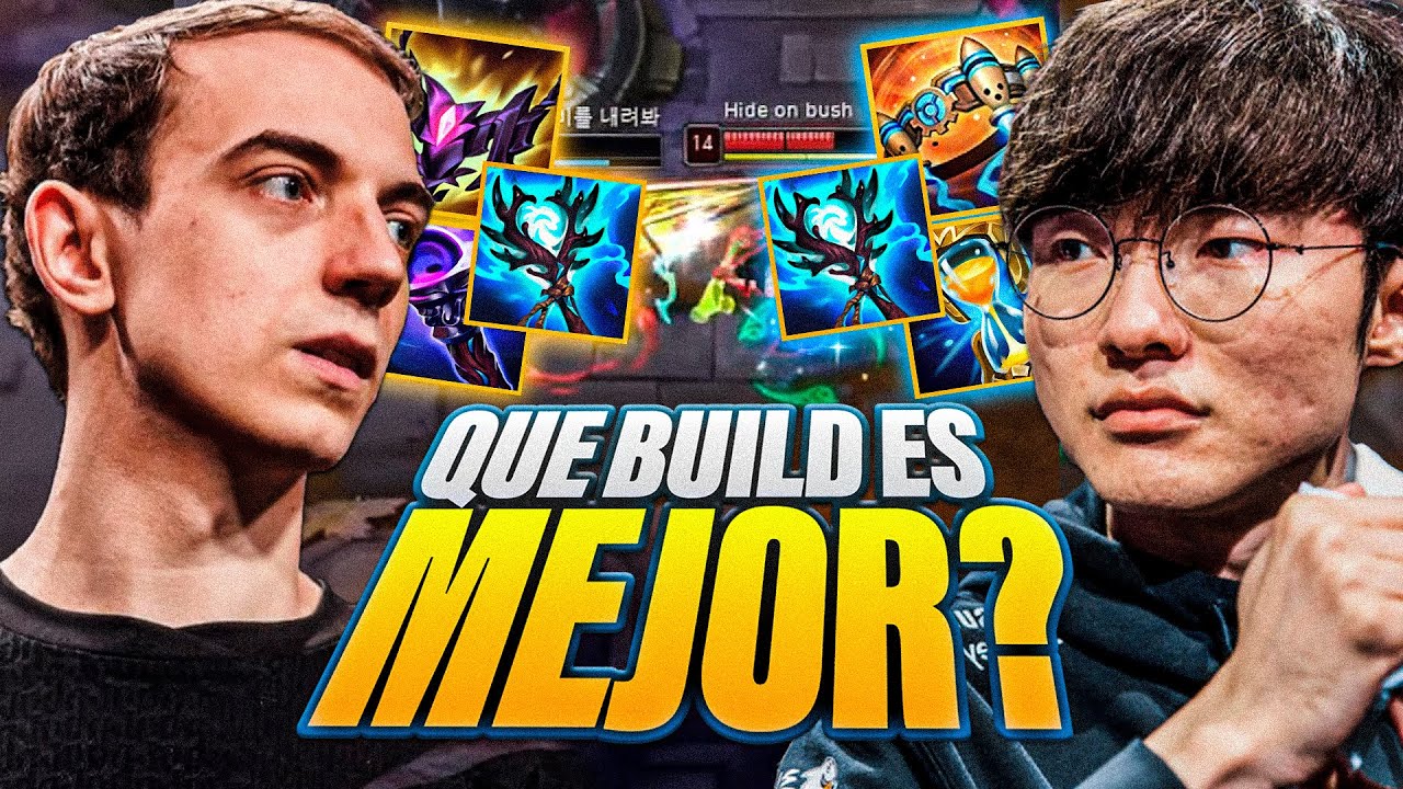 ¡OTP Akali ANALIZA y PRUEBA las BUILDS de CAPS y FAKER!