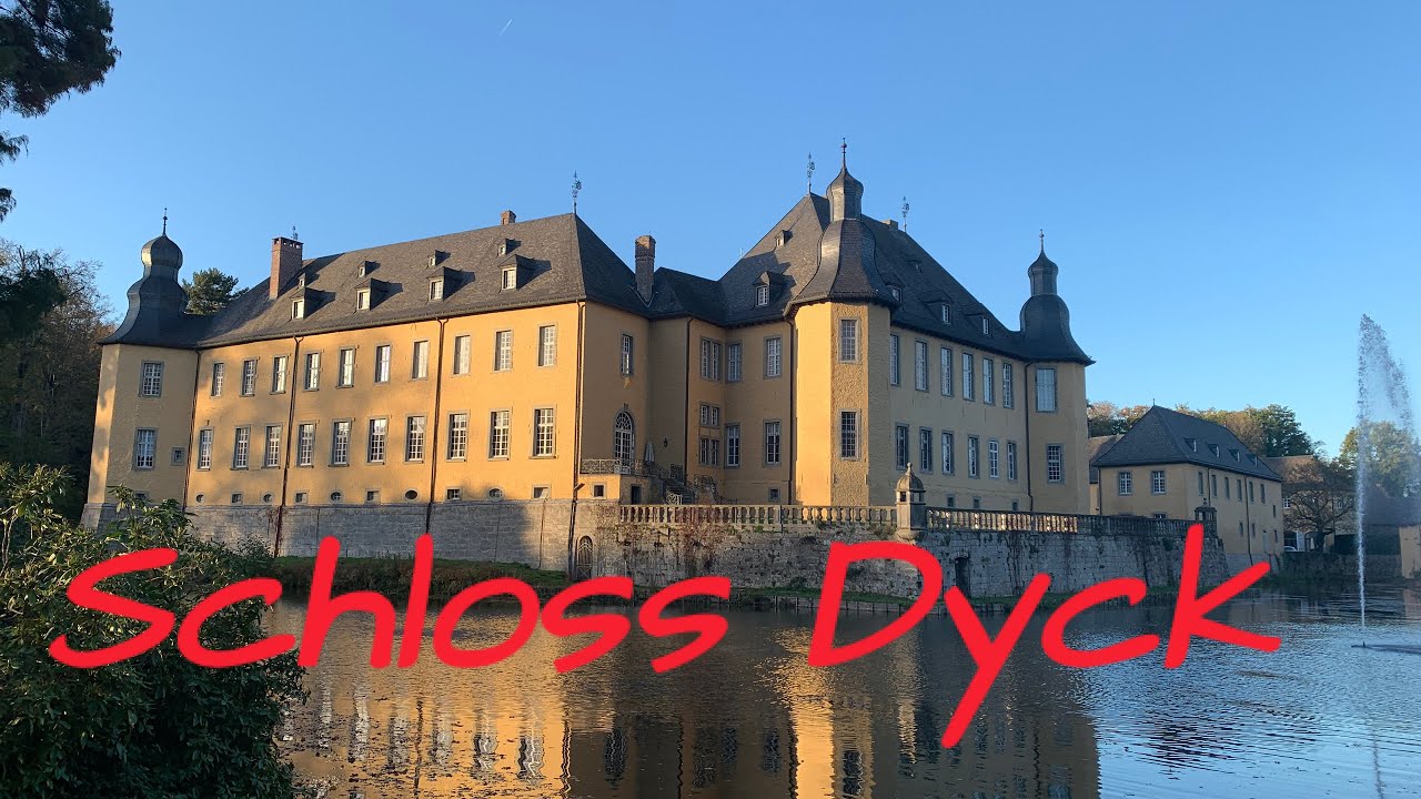 Schloss Dyck. Auch bekannt als Schloss Friedenau aus Verbotene Liebe.