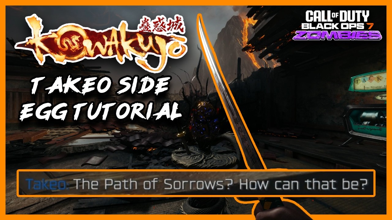 How To Complete The Takeo Side Egg on Kowakujō! (BO7 Zombies Guide)